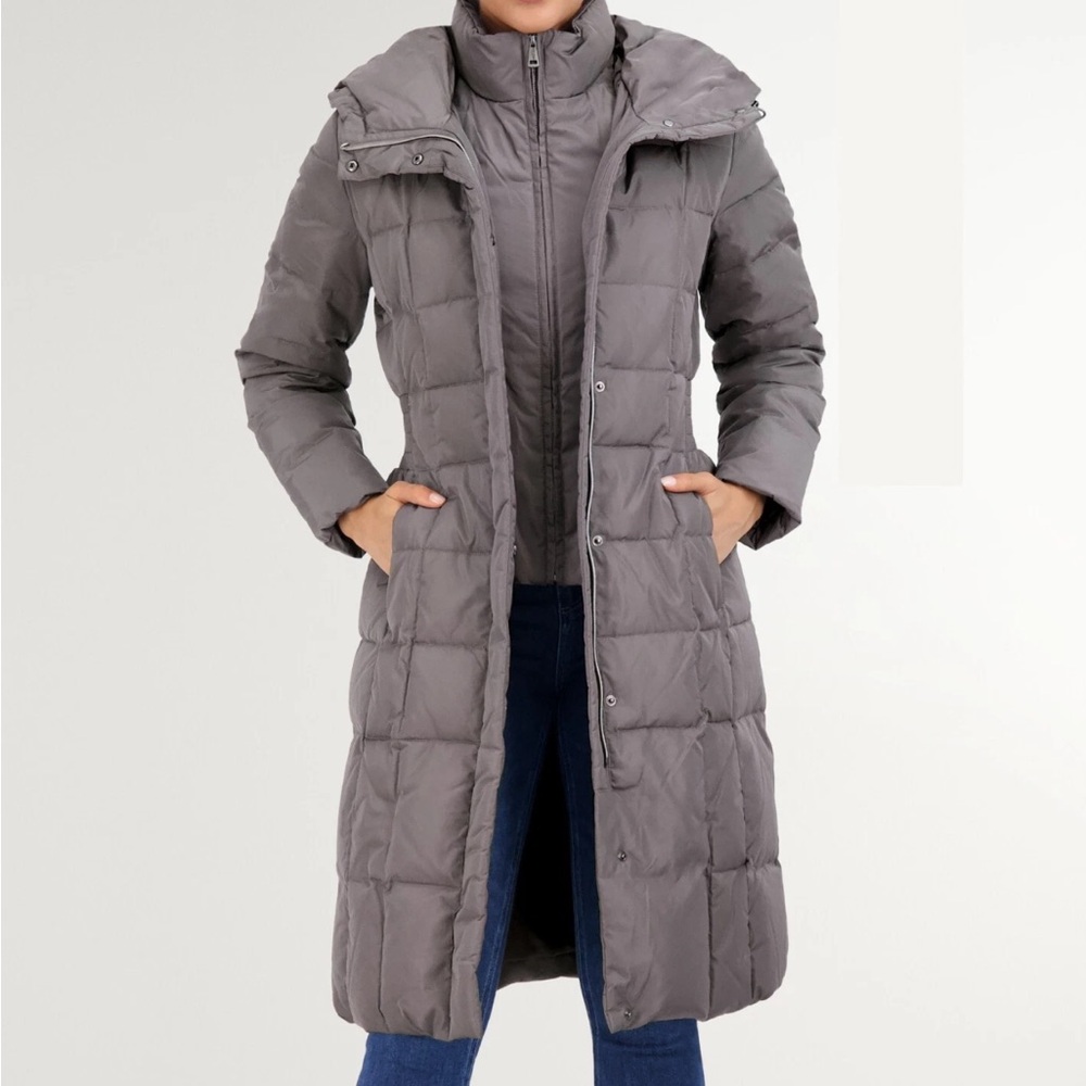 Cole Haan Women's Charcoal Puffer Coat